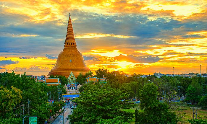 Thaiföld utazás Phra Pathom Chedi