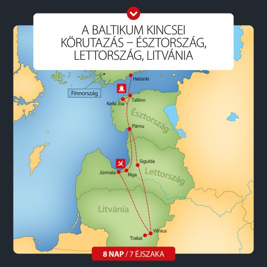 A Baltikum Kincsei Körutazás: Észtország, Lettország, Litvánia 8 Nap / 7 éj